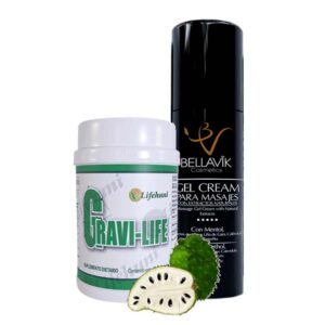 Gravi Life + Gel Cream para masajes Bellavik - Control del dolor e inflamación