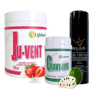 Juvent + Gravi Life + Gel Cream para masajes Bellavik - Renueva tu cuerpo y tu piel